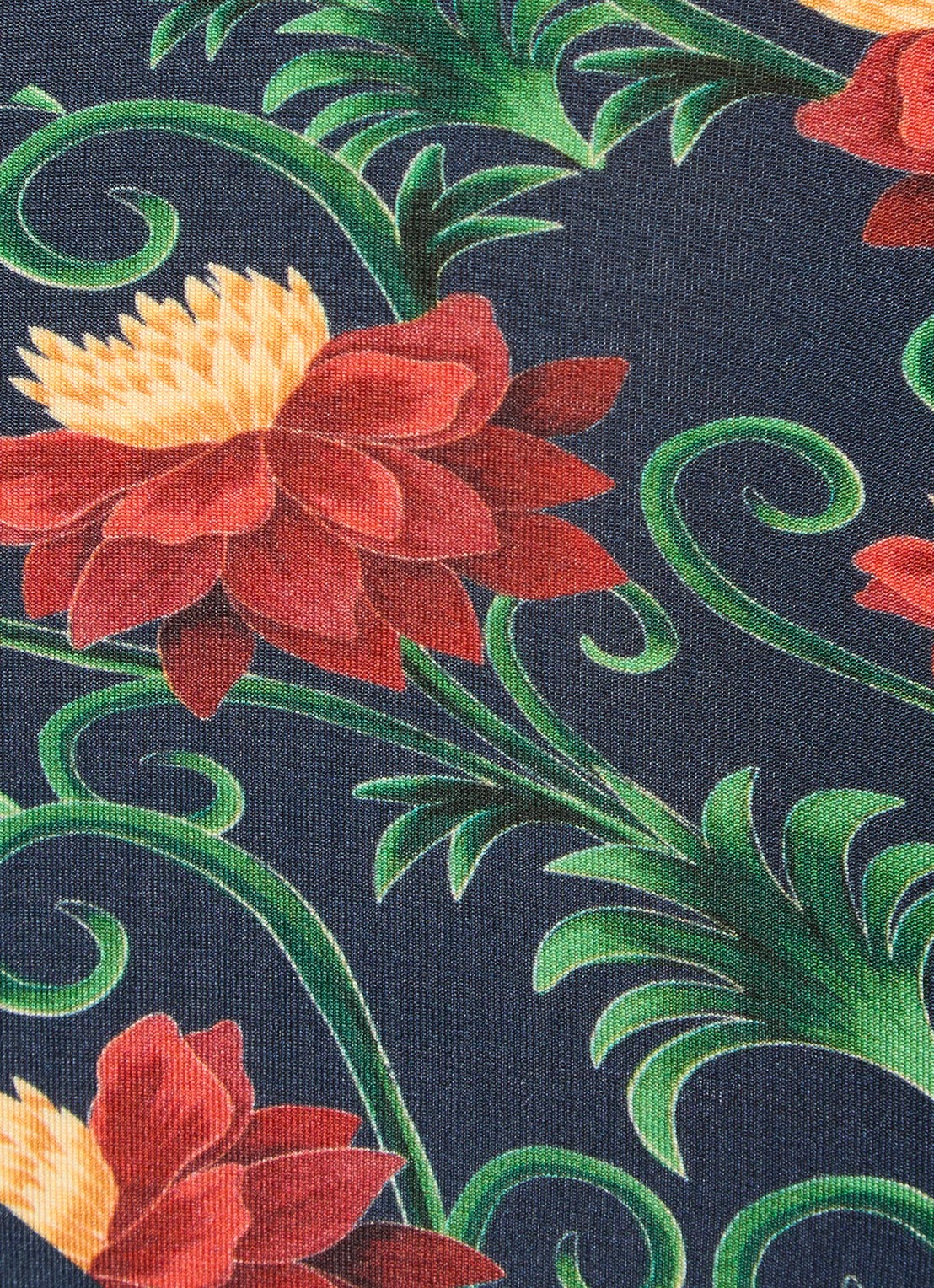 Farm Rio Arabesque top met print - detail 4 zwart