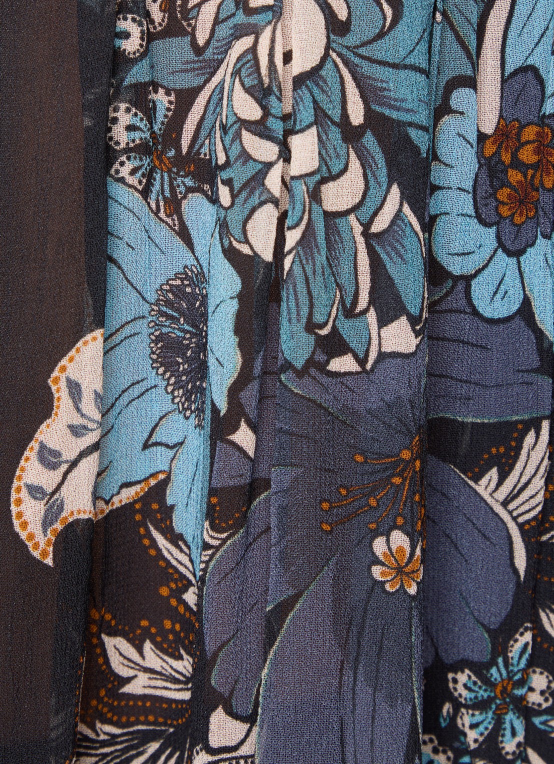 Farm Rio Blossom tuniek met bloemenprint - detail 3 donkerblauw