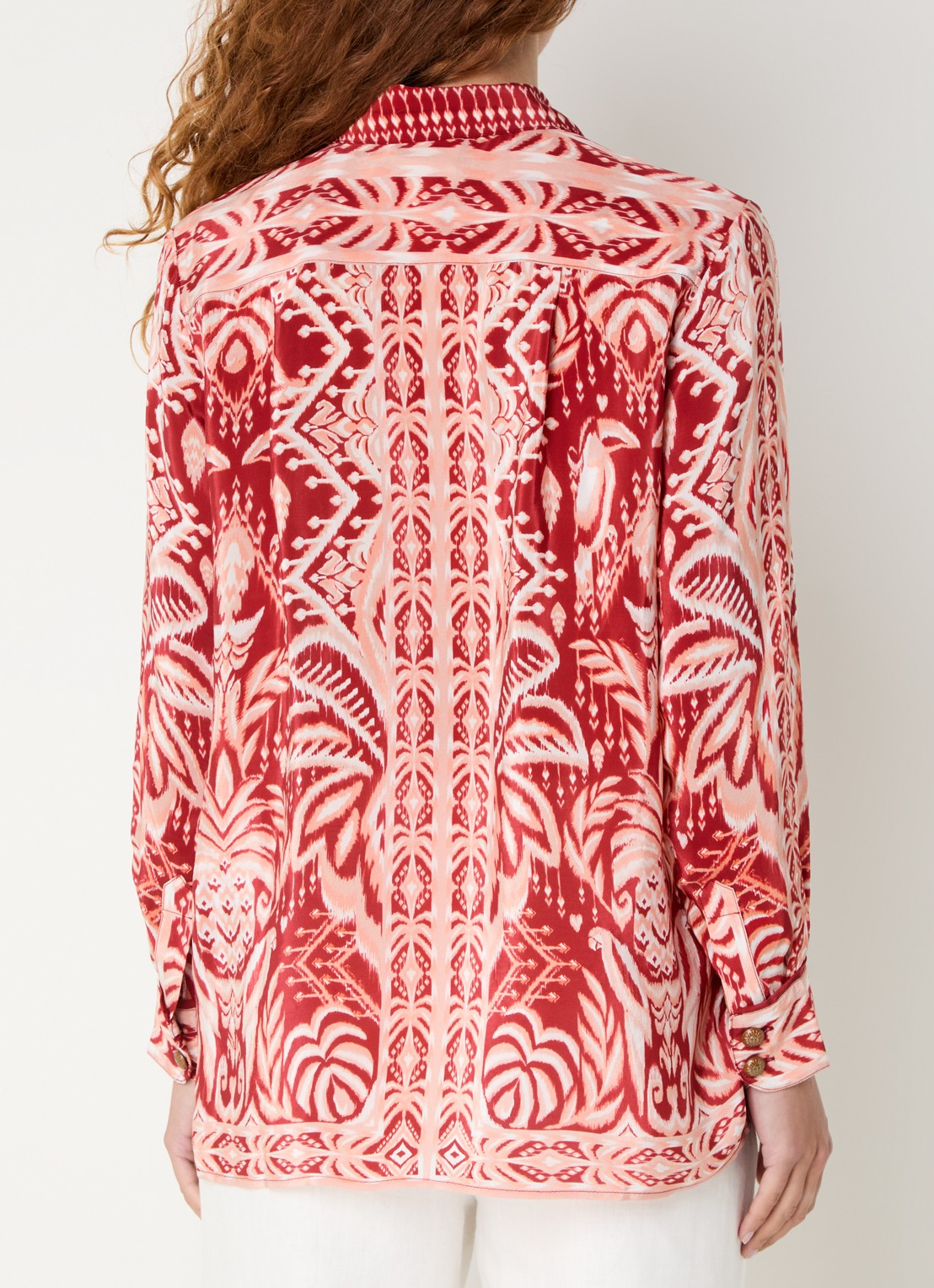 Farm Rio Blouse met print - achterkant rood