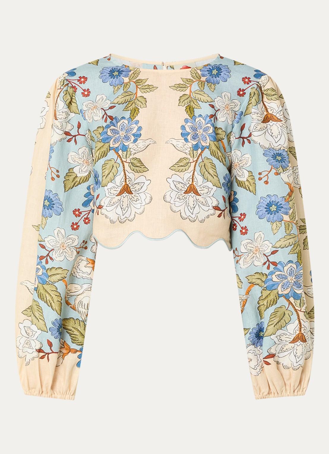 Farm Rio Garden tuniek met print - voorkant 3 vanillegeel