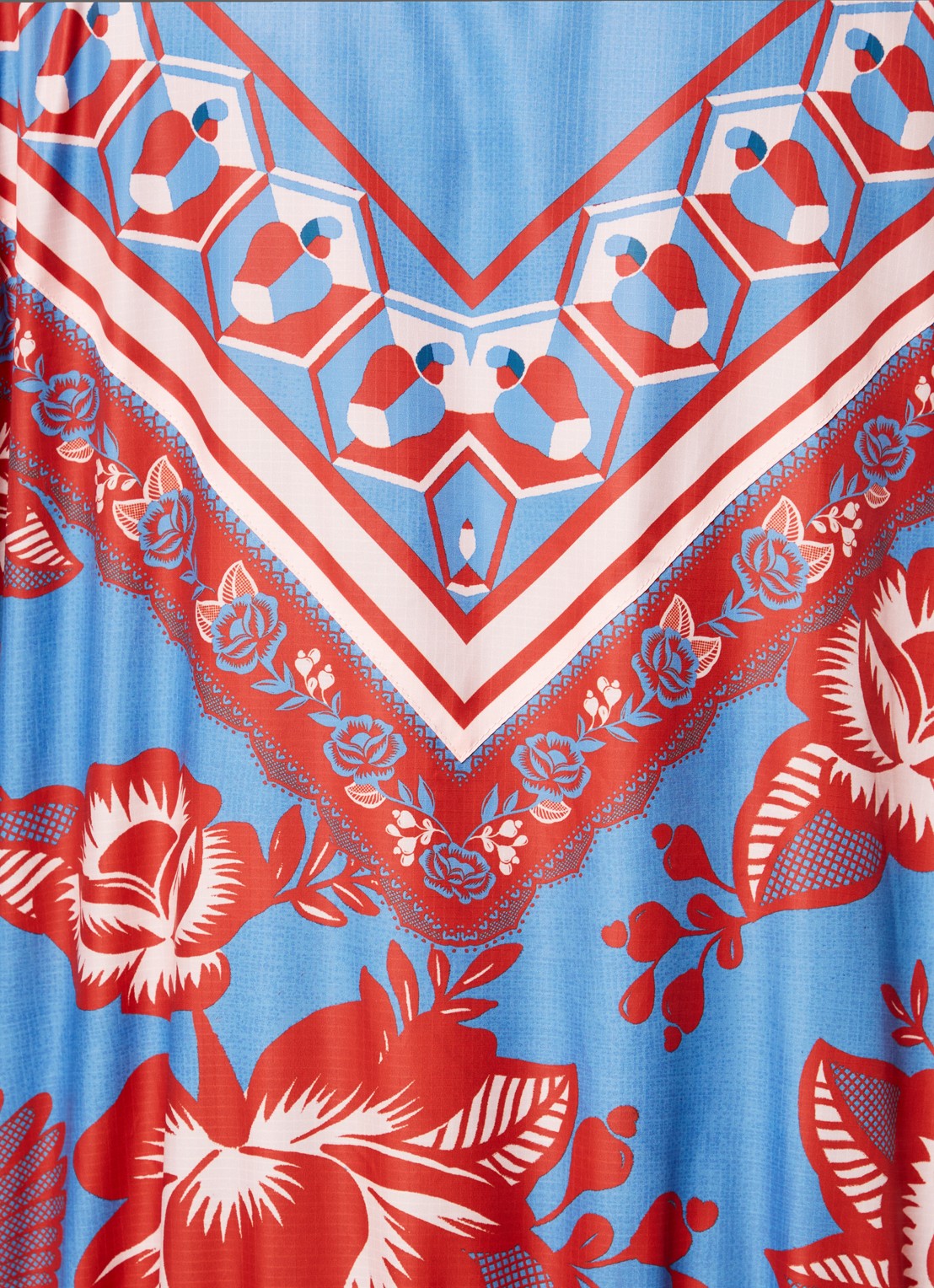 Farm Rio Lace Garden jack met steekzakken - detail 2 blauw
