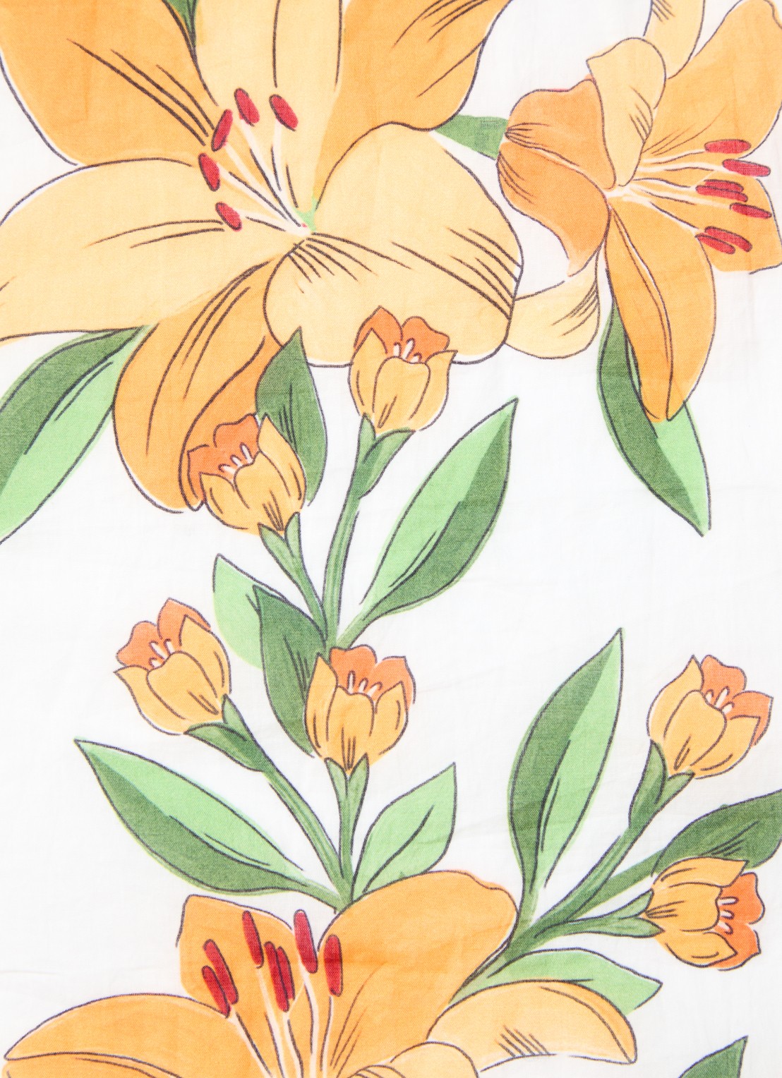 Farm Rio Maxi jurk met bloemenprint en spaghettibandjes - detail 5 wit
