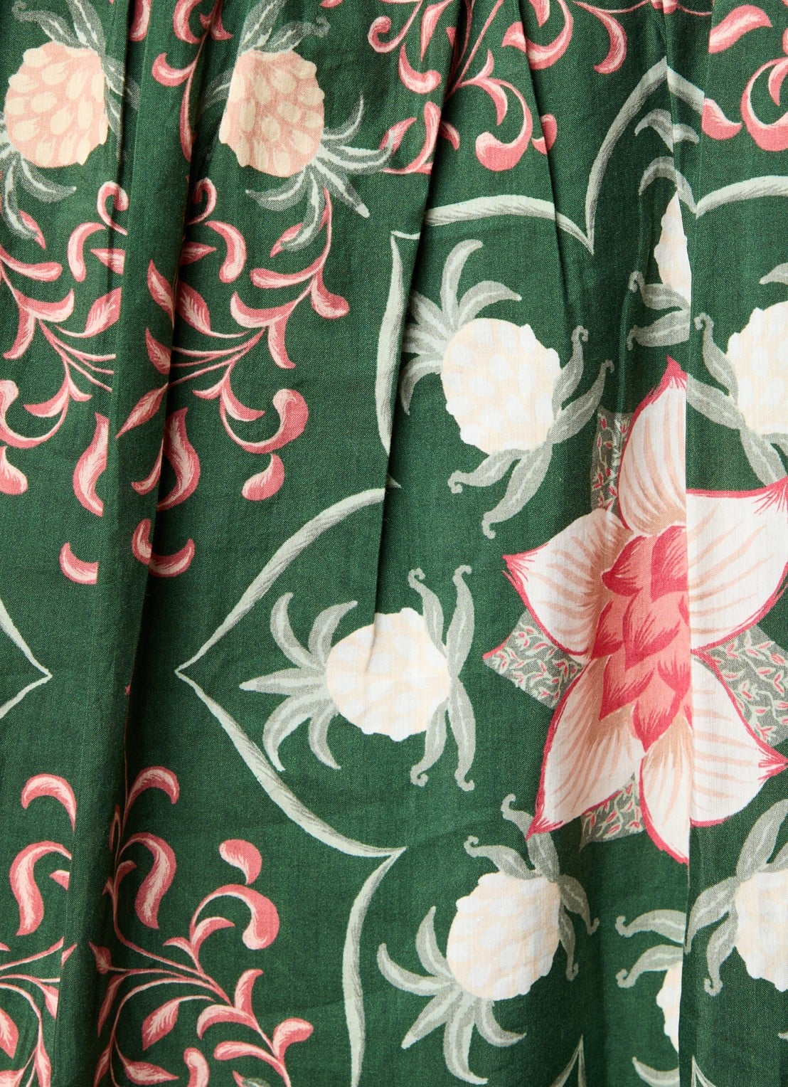 Farm Rio Mini blousejurk met print - detail 2 groen