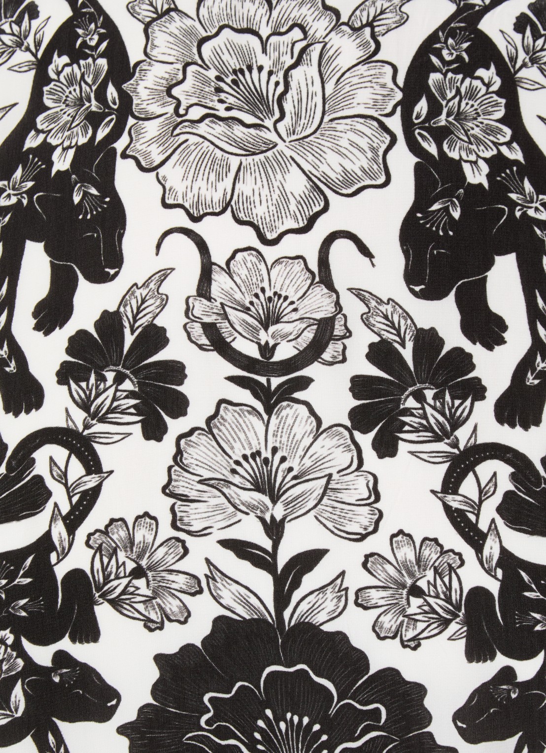 Farm Rio Mini jurk met print - detail 2 gebroken wit