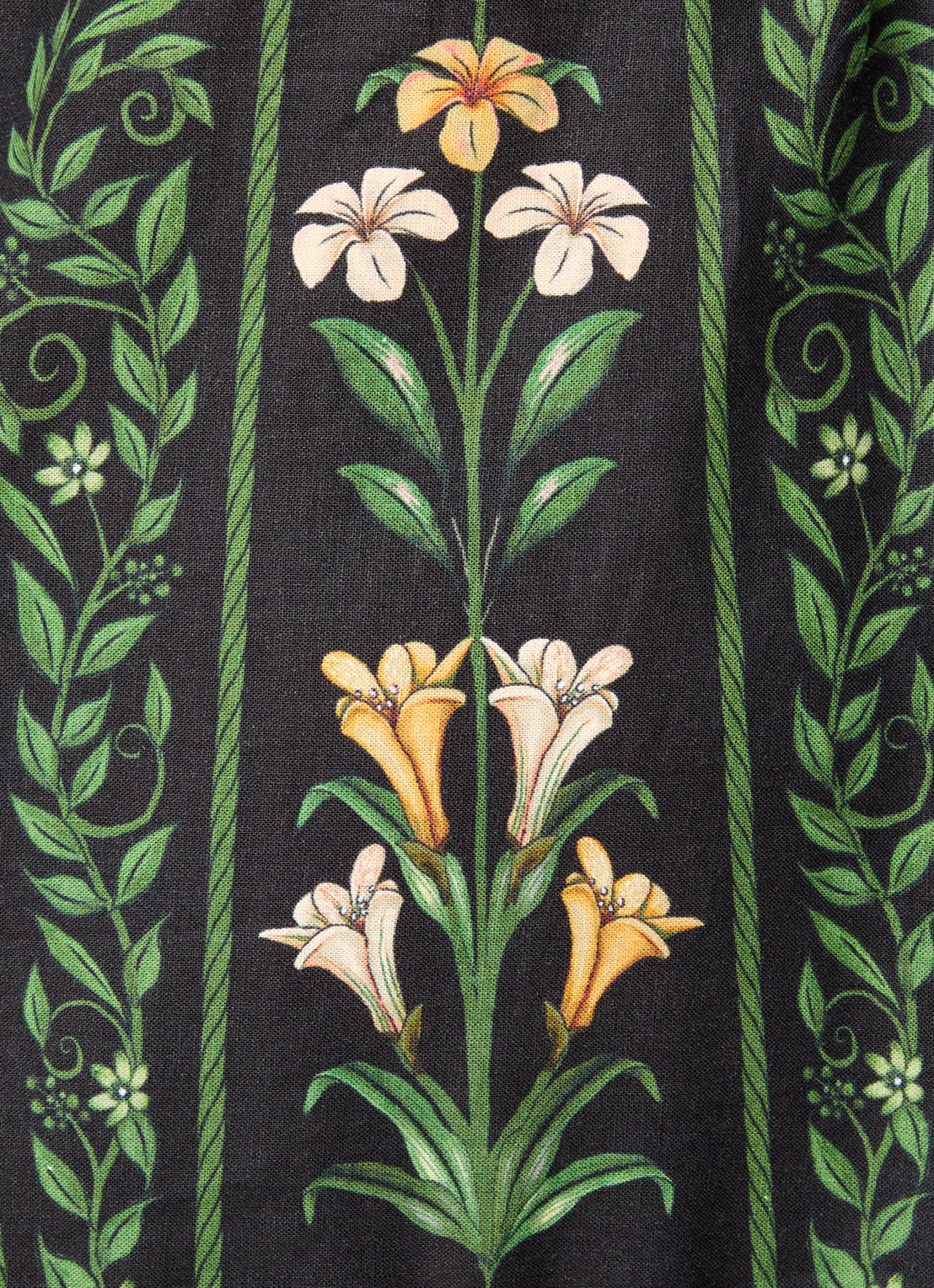 Farm Rio Mini tuniekjurk met bloemenprint - detail 2 zwart