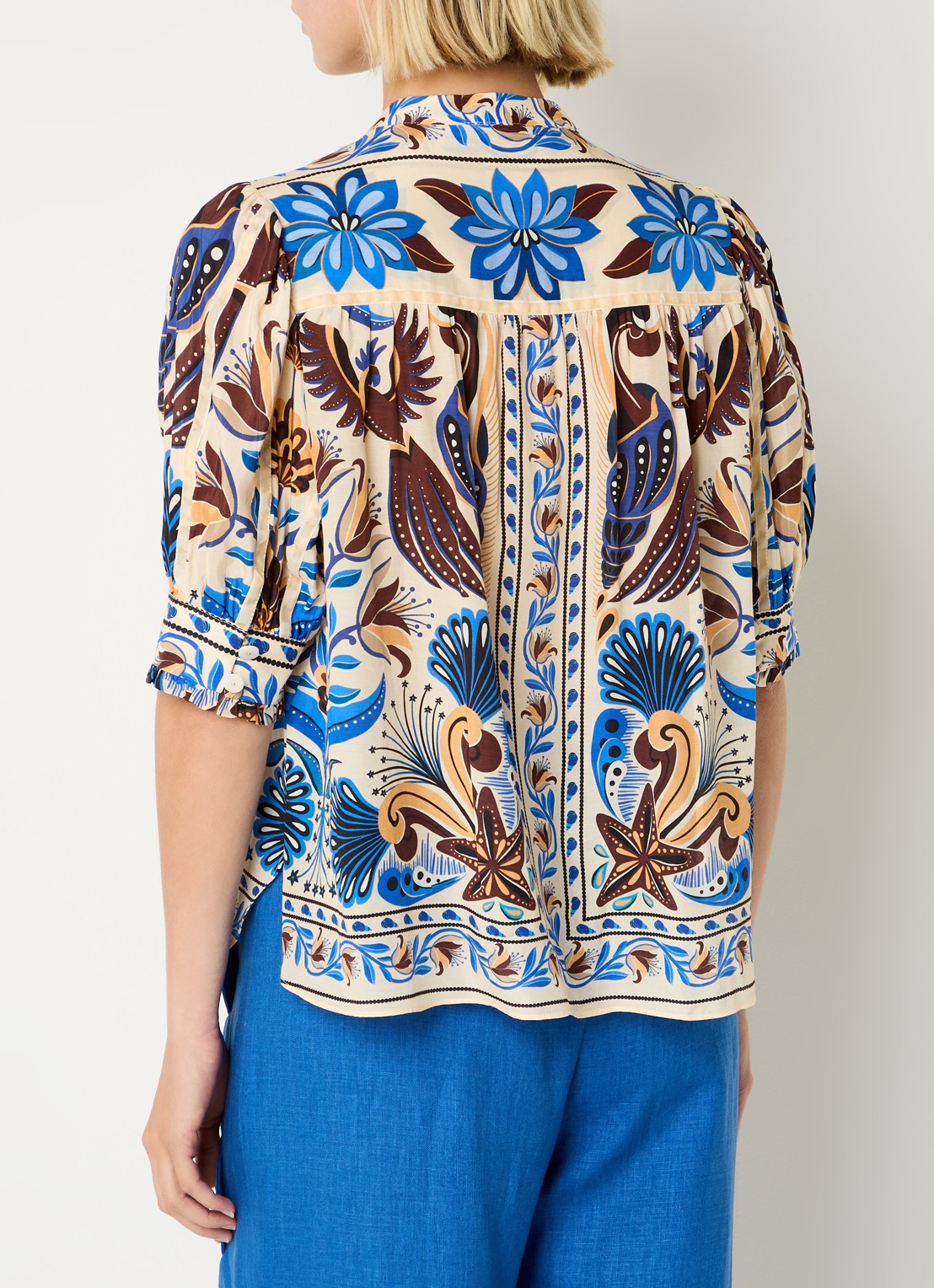 Farm Rio Nature Land tuniek met print - achterkant 4 beige
