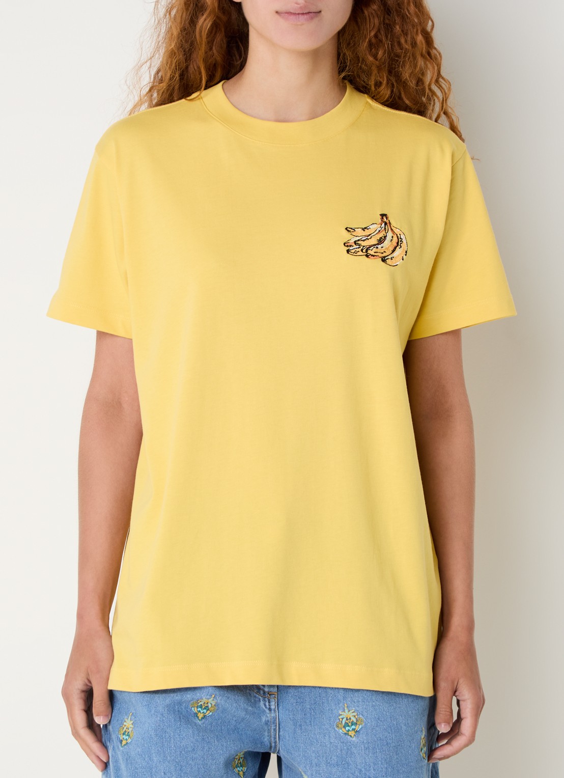 Farm Rio T-shirt met front- en backprint - achterkant 3 geel