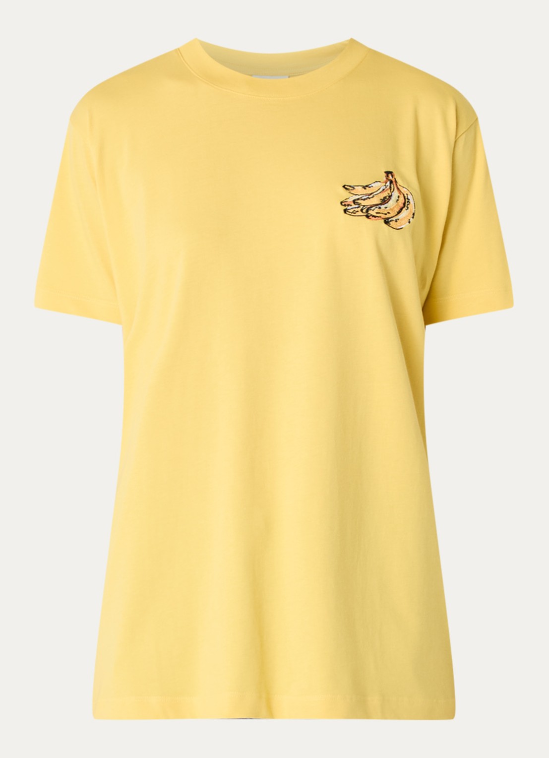 Farm Rio T-shirt met front- en backprint - voorkant geel