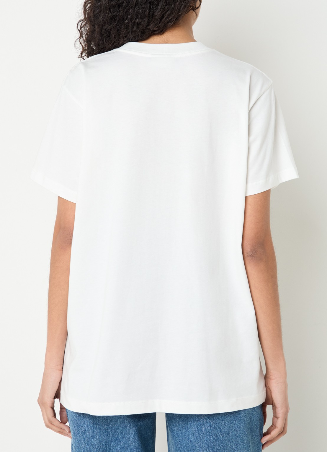 Farm Rio T-shirt met logoprint - achterkant 3 gebroken wit
