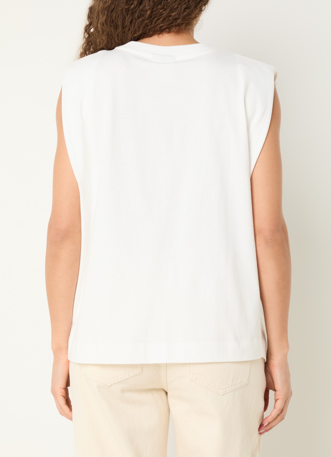 Farm Rio T-shirt met print - achterkant 2 gebroken wit