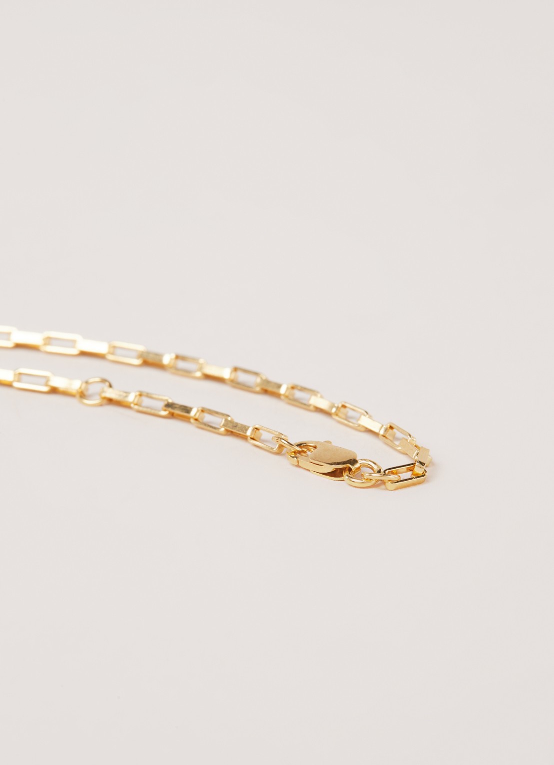 Fashionology Long Link schakelarmband verguld - detail goud