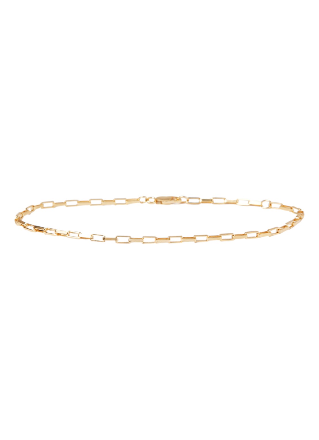 Fashionology Long Link schakelarmband verguld - voorkant 3 goud