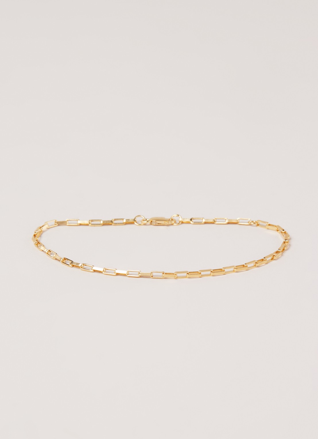 Fashionology Long Link schakelarmband verguld - voorkant 4 goud