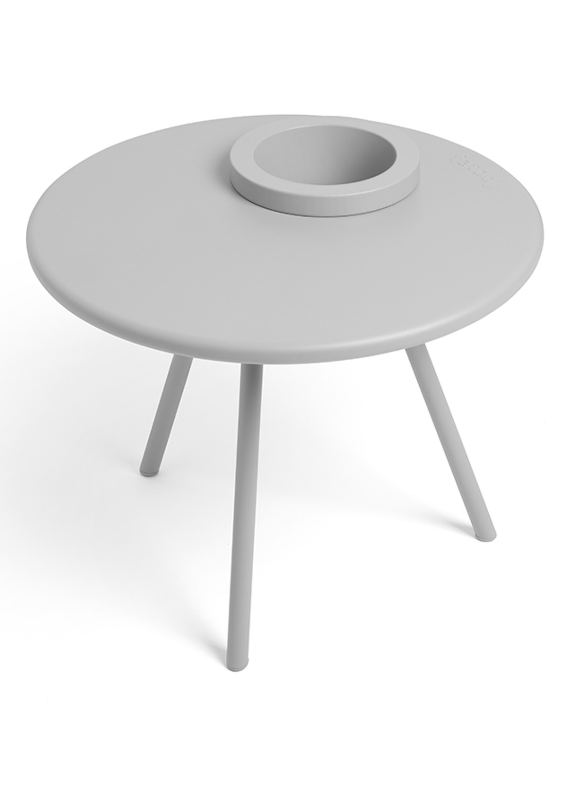 Fatboy Bakkes bijzettafel Ø 60 cm - voorkant lichtgrijs