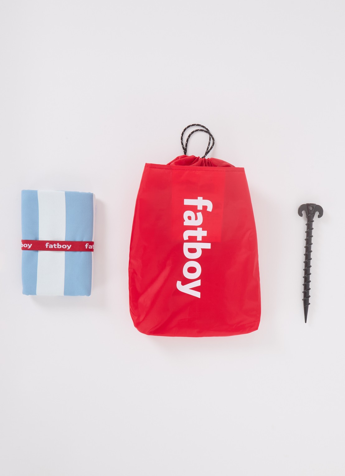 Fatboy Beach Baggy strandlaken 165 x 80 cm - detail blauw