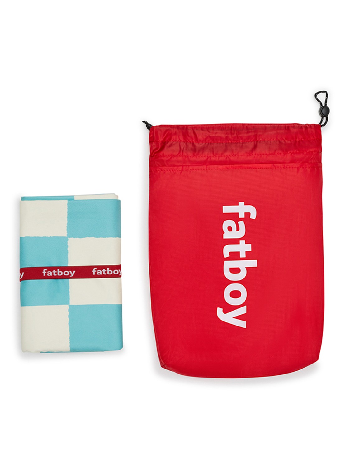 Fatboy Beach Baggy XL strandlaken met opblaasbare kussen 200 x 90 cm - detail 3 blauw