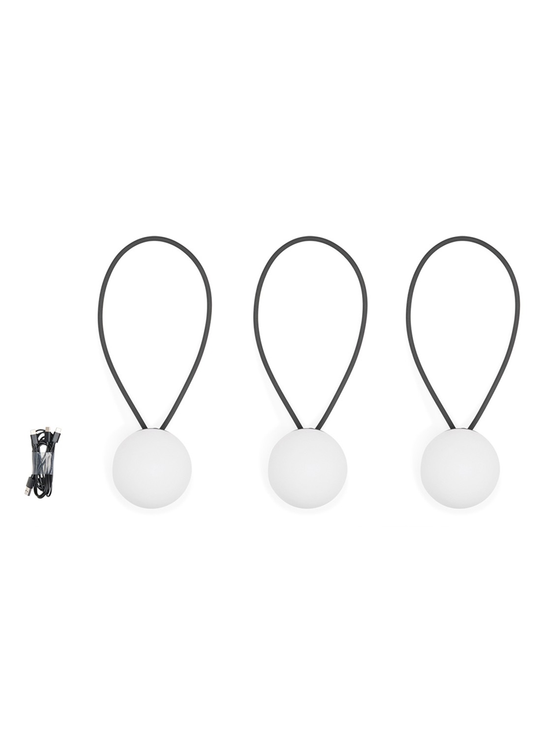 Fatboy Bolleke Mini ledverlichting set van 3 - detail 3 grijs