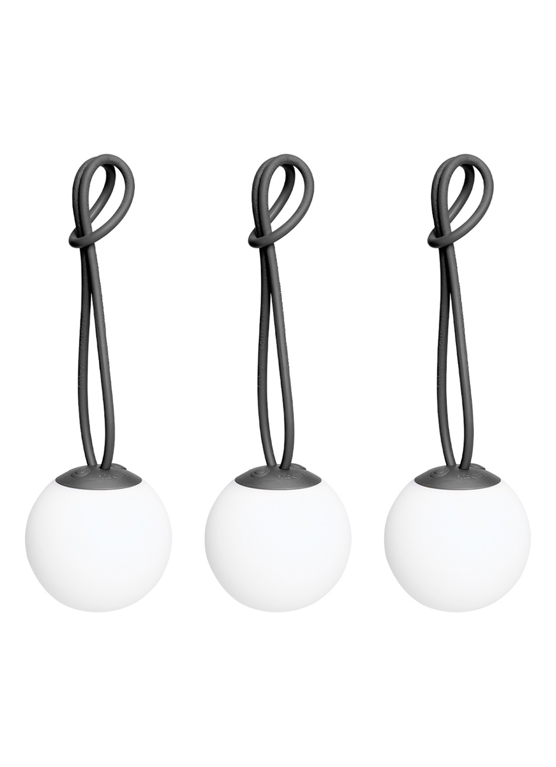 Fatboy Bolleke Mini ledverlichting set van 3 - voorkant grijs