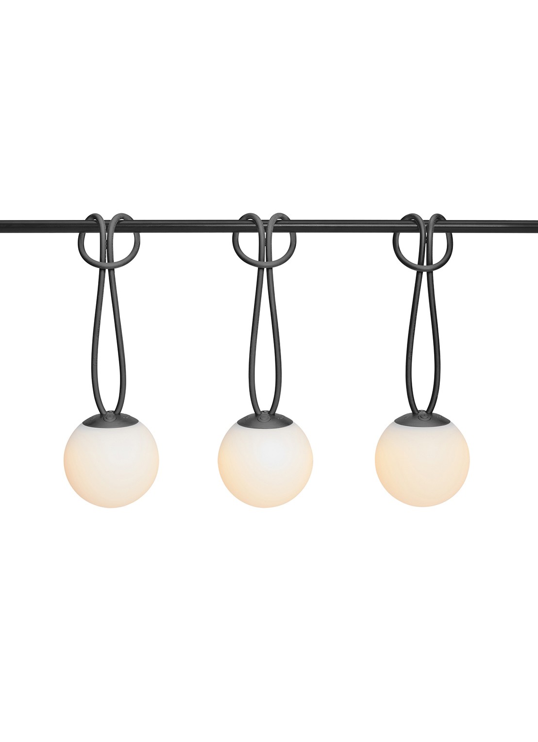 Fatboy Bolleke Mini ledverlichting set van 3 - voorkant 2 grijs