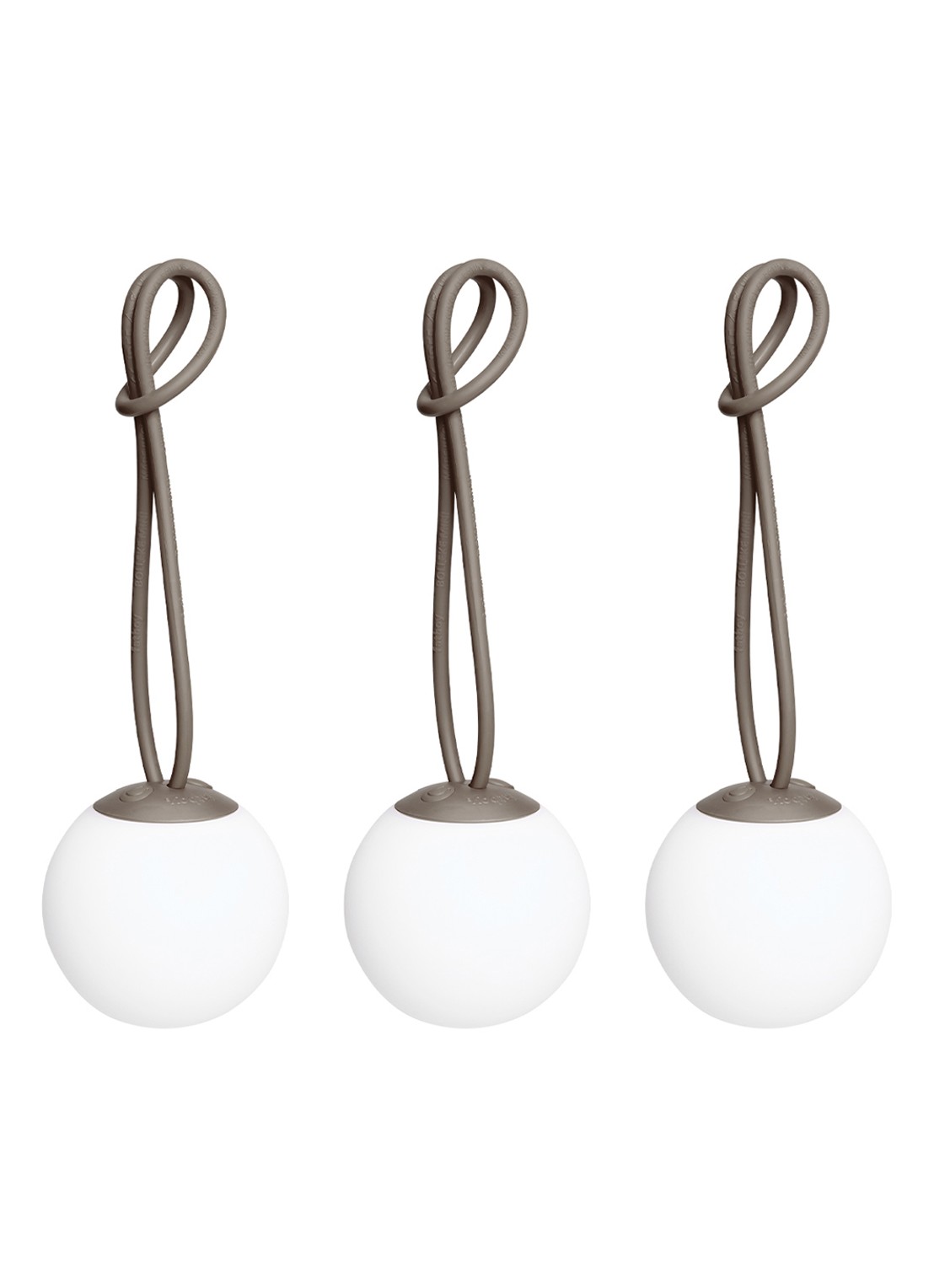 Fatboy Bolleke Mini ledverlichting set van 3 - voorkant taupe