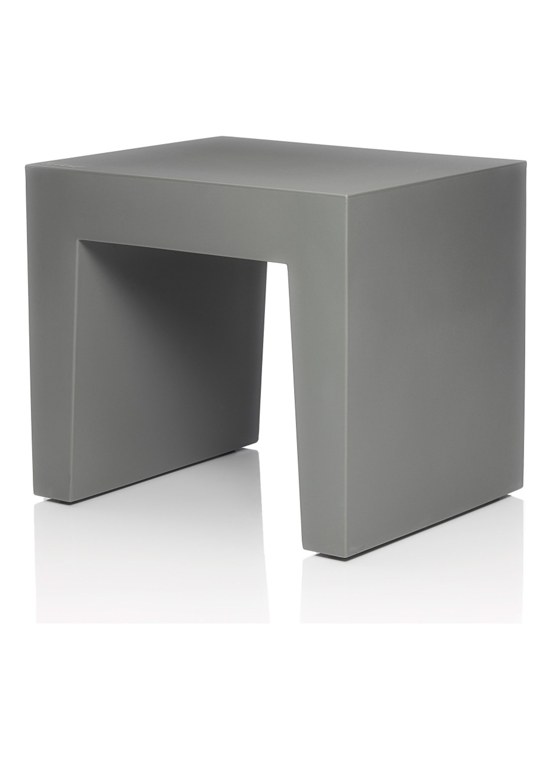 Fatboy Concrete Seat kruk  - voorkant grijs