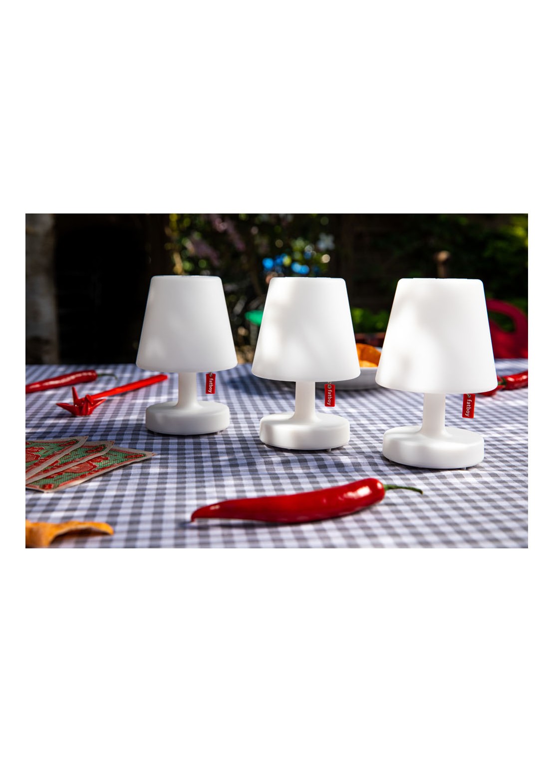 Fatboy Edison The Mini tafellamp Ø9,7 cm set van 3  - detail 3 wit