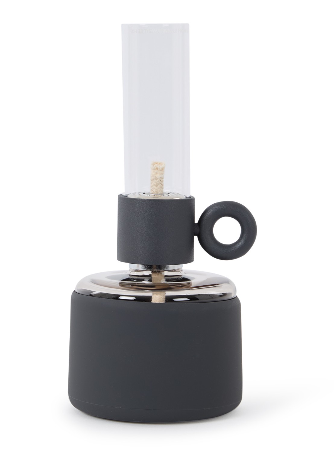 Fatboy Flamtastique XS olielamp Ø10,5 cm - voorkant zwart