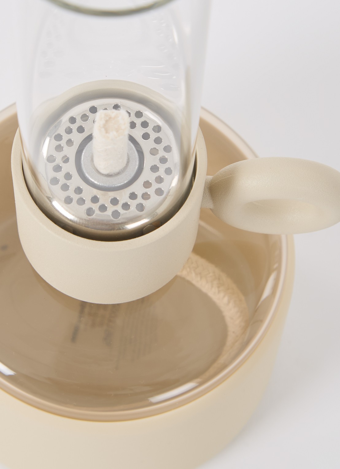 Fatboy Flamtastique XS olielamp Ø10,5 cm - voorkant 2 beige