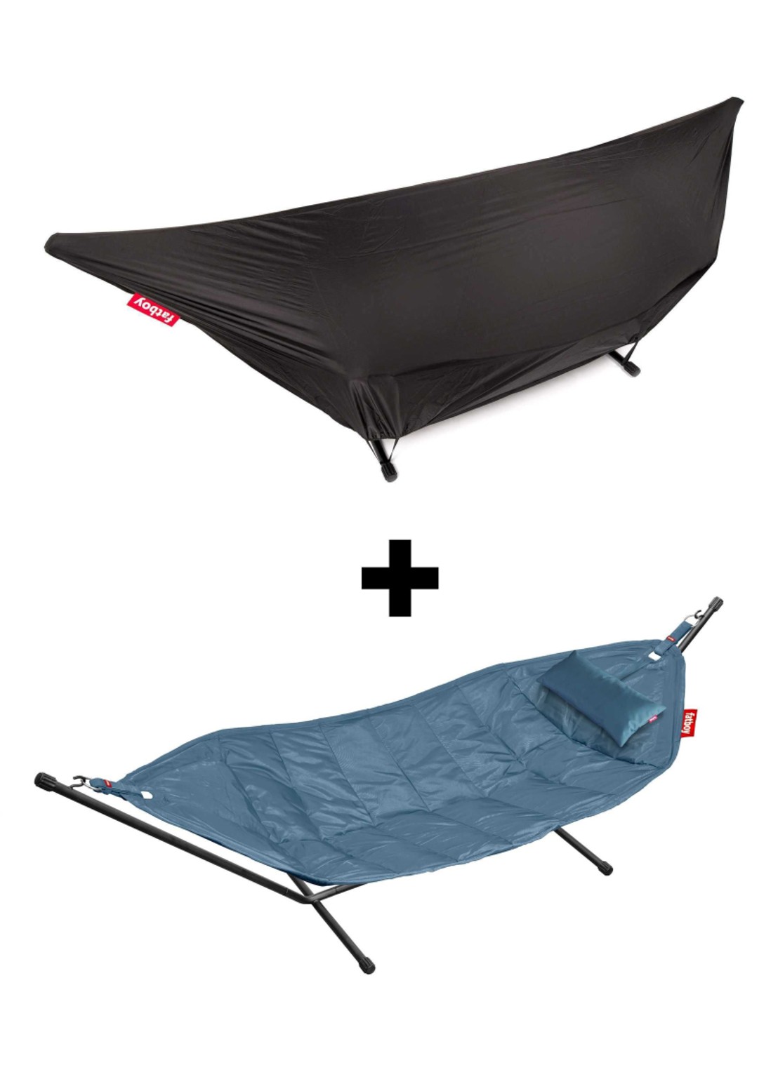 Fatboy Headdemock Deluxe hangmat  - voorkant lichtblauw