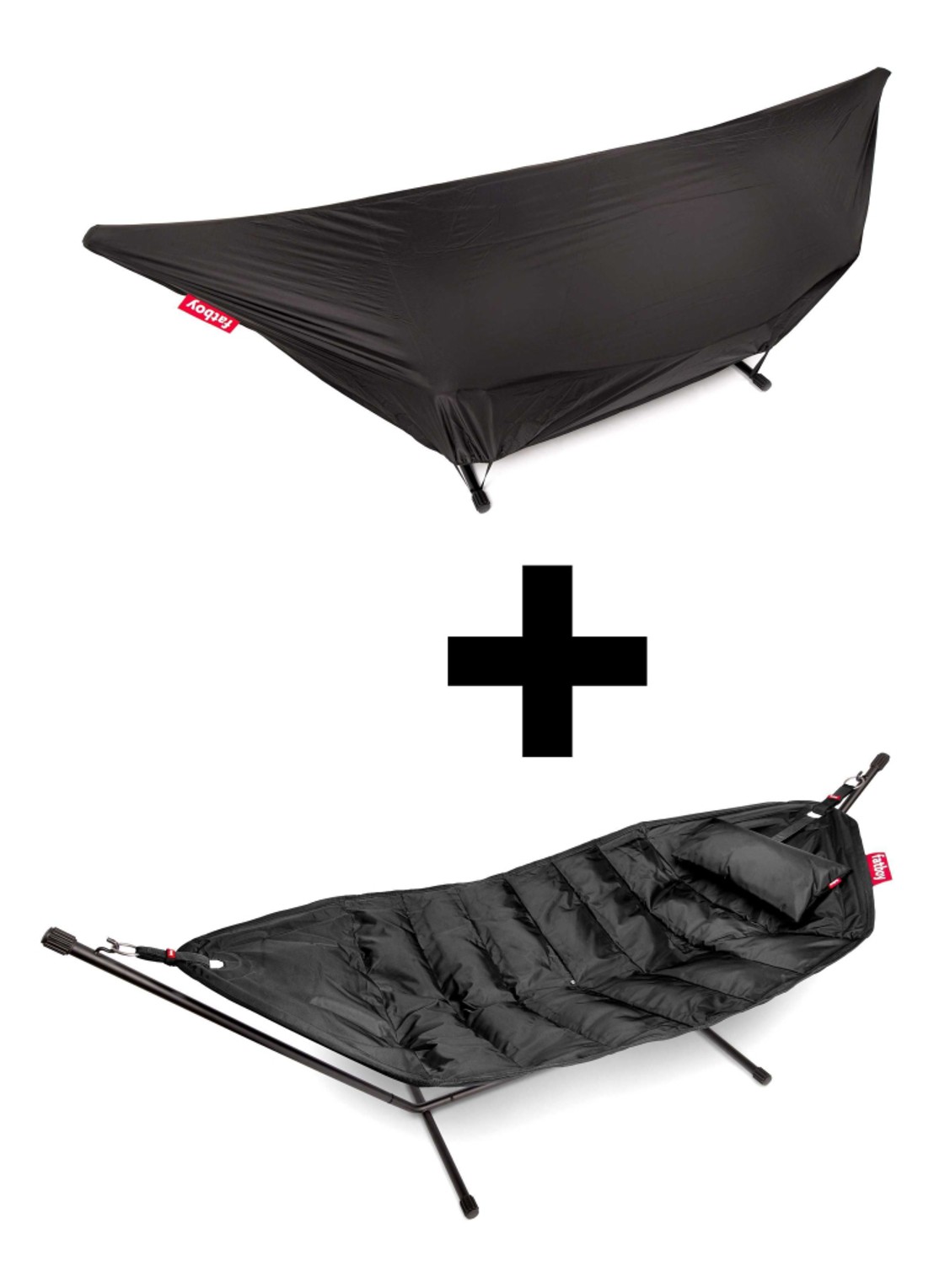 Fatboy Headdemock Deluxe hangmat  - voorkant zwart