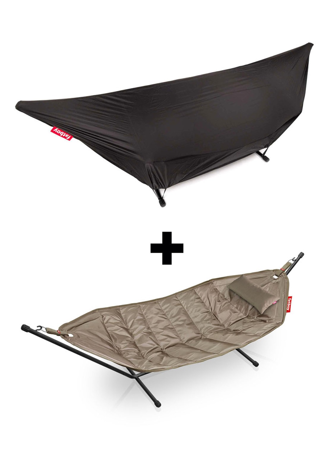 Fatboy Headdemock Deluxe hangmat - voorkant bruin