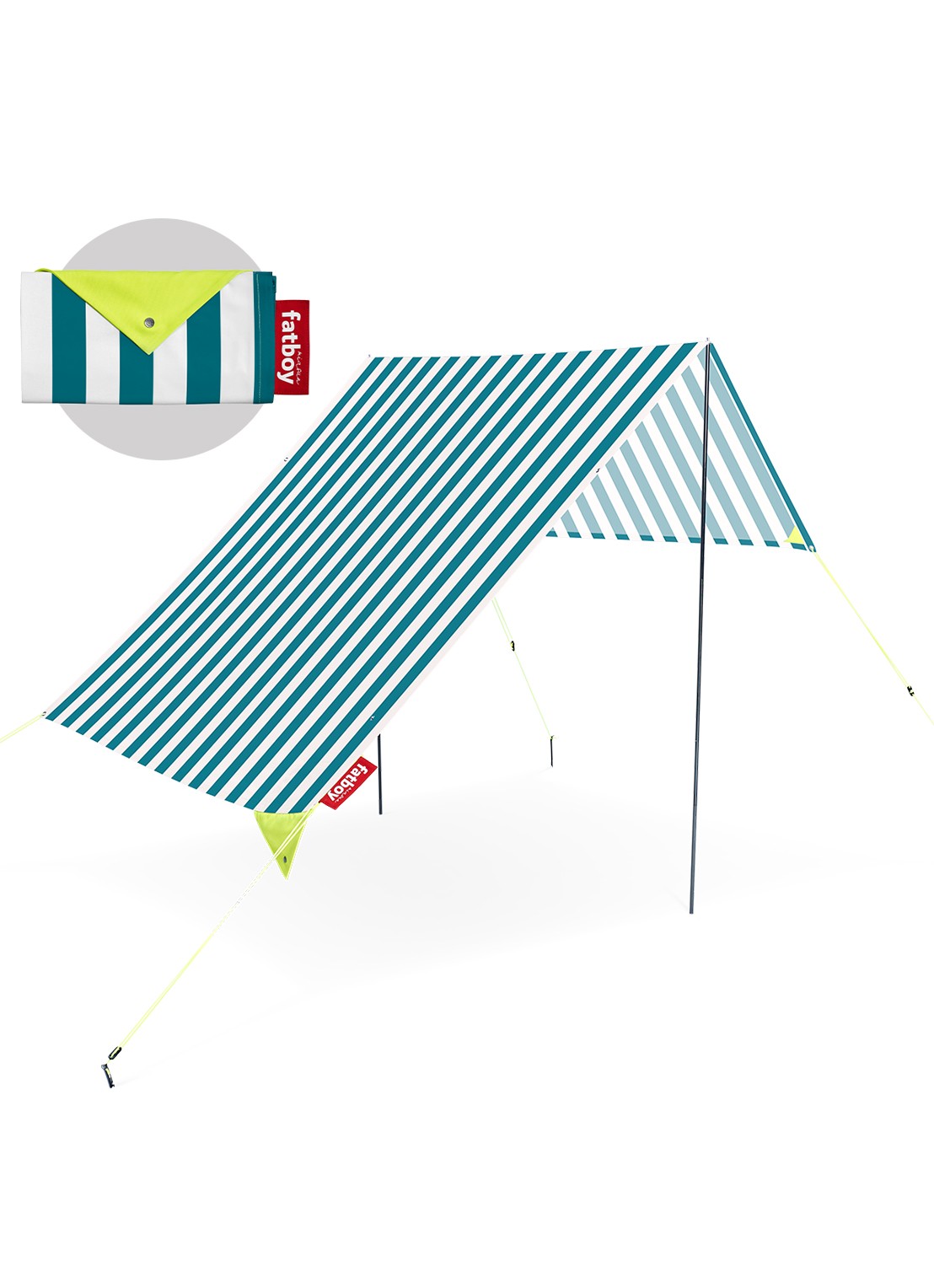 Fatboy Miasun draagbare strandtent 150 x 220 cm - voorkant indigo