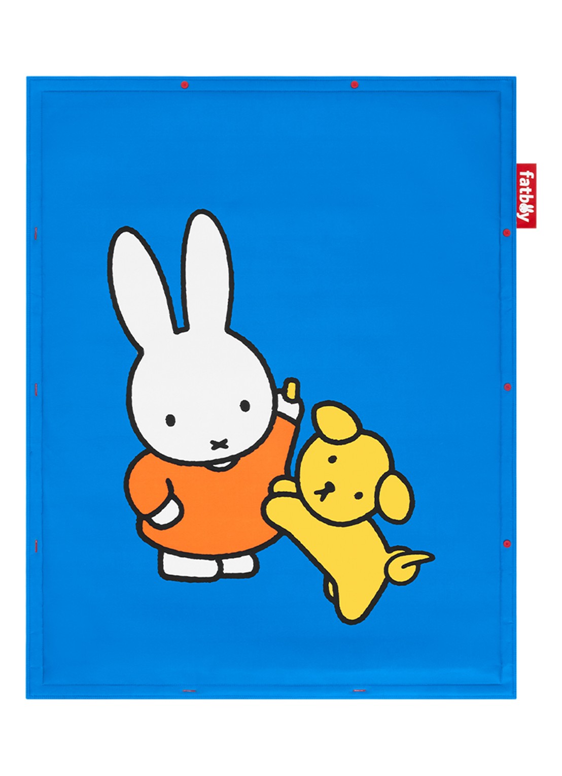 Fatboy Nijntje vloerkleed 180 x 140 cm - voorkant 2 blauw