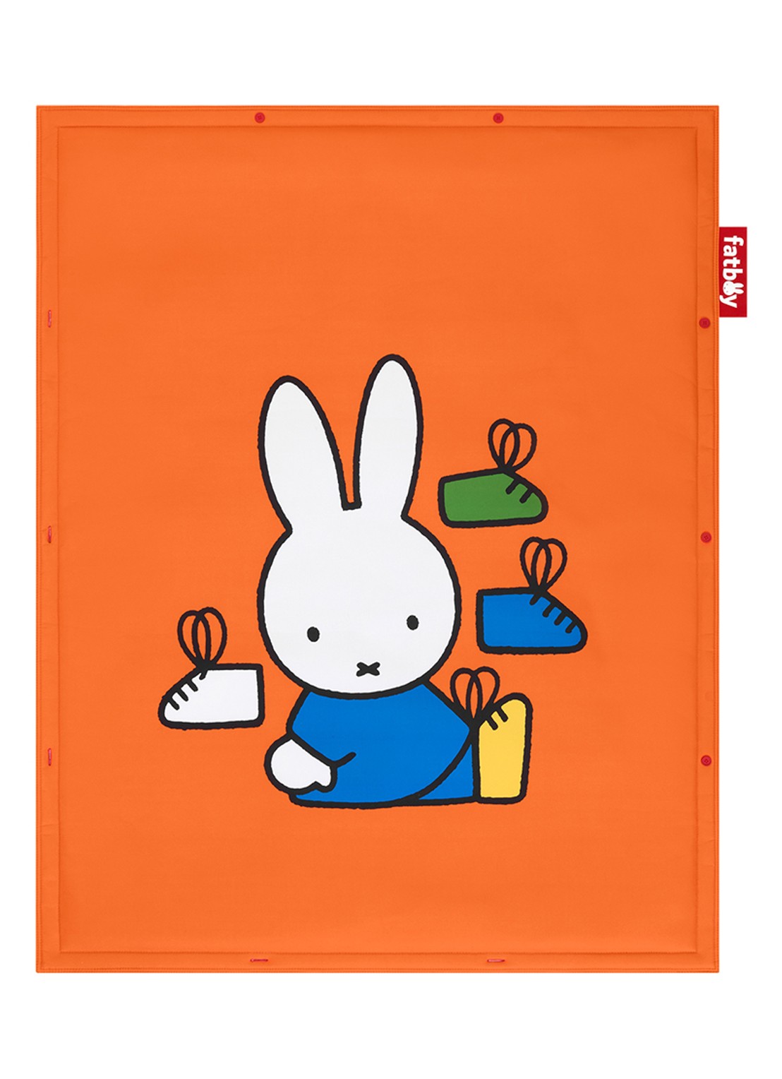 Fatboy Nijntje vloerkleed 180 x 140 cm - voorkant 3 orange