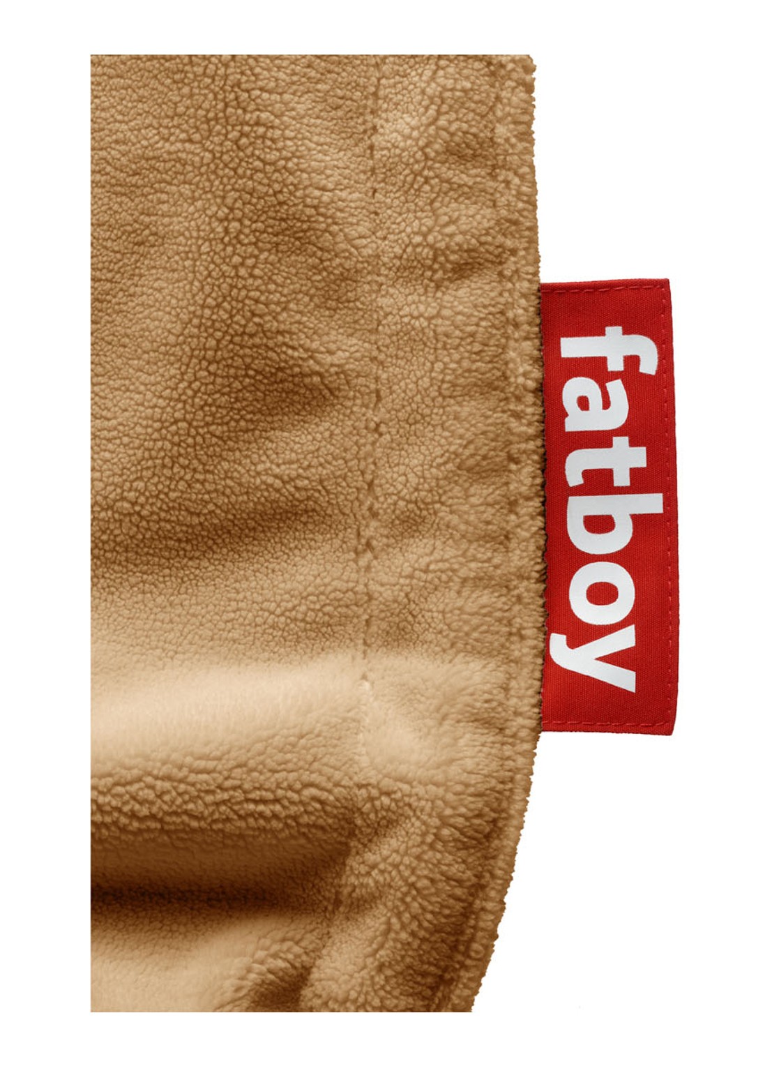 Fatboy Original Slim Teddy zitzak - detail camel