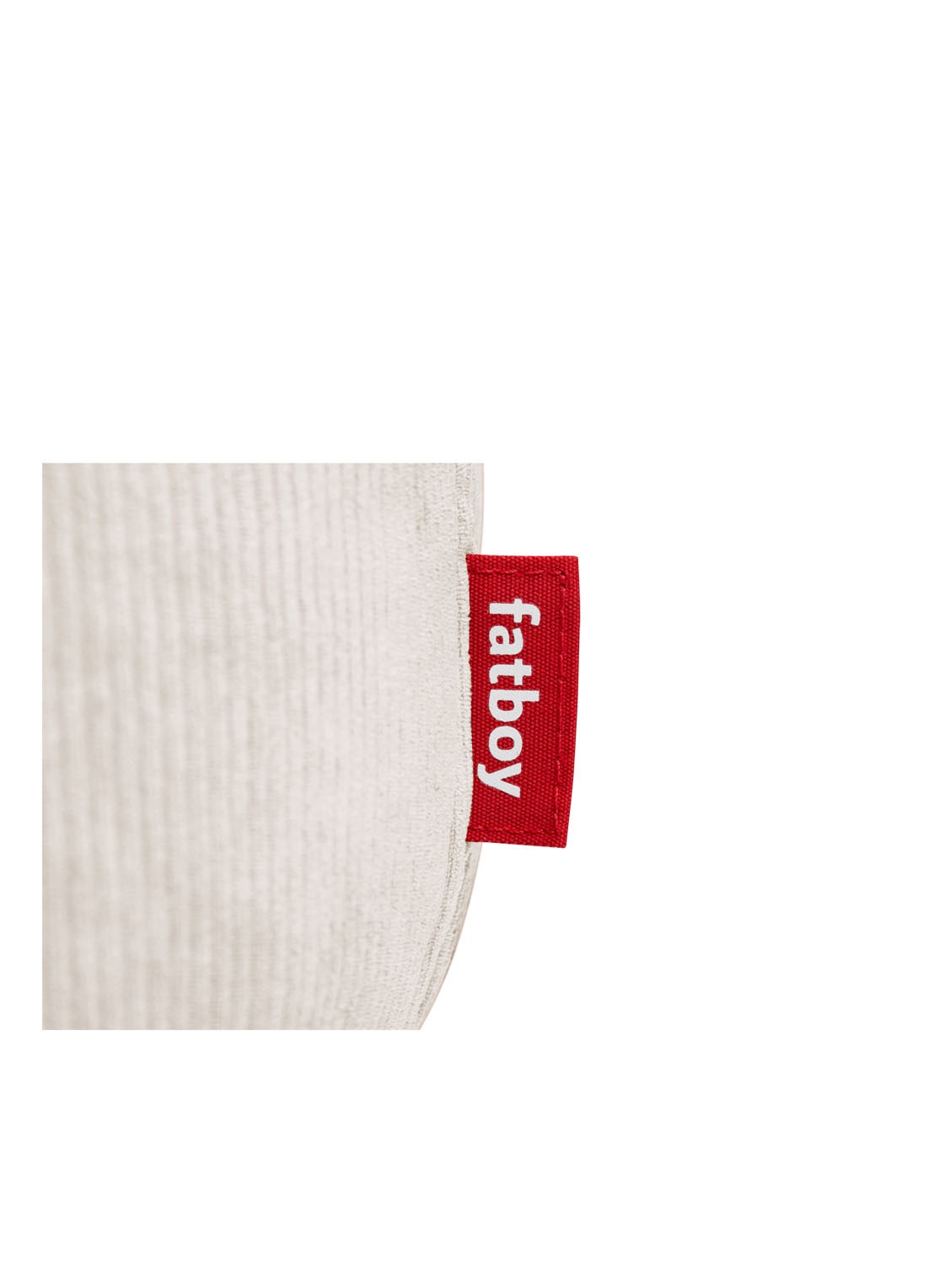 Fatboy  Point Cord poef 50 cm - detail 4 creme