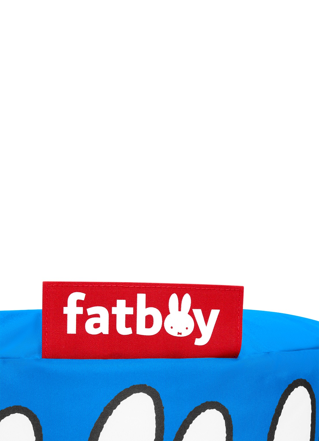 Fatboy Point x Miffy poef 47 x 52 cm - detail 2 blauw