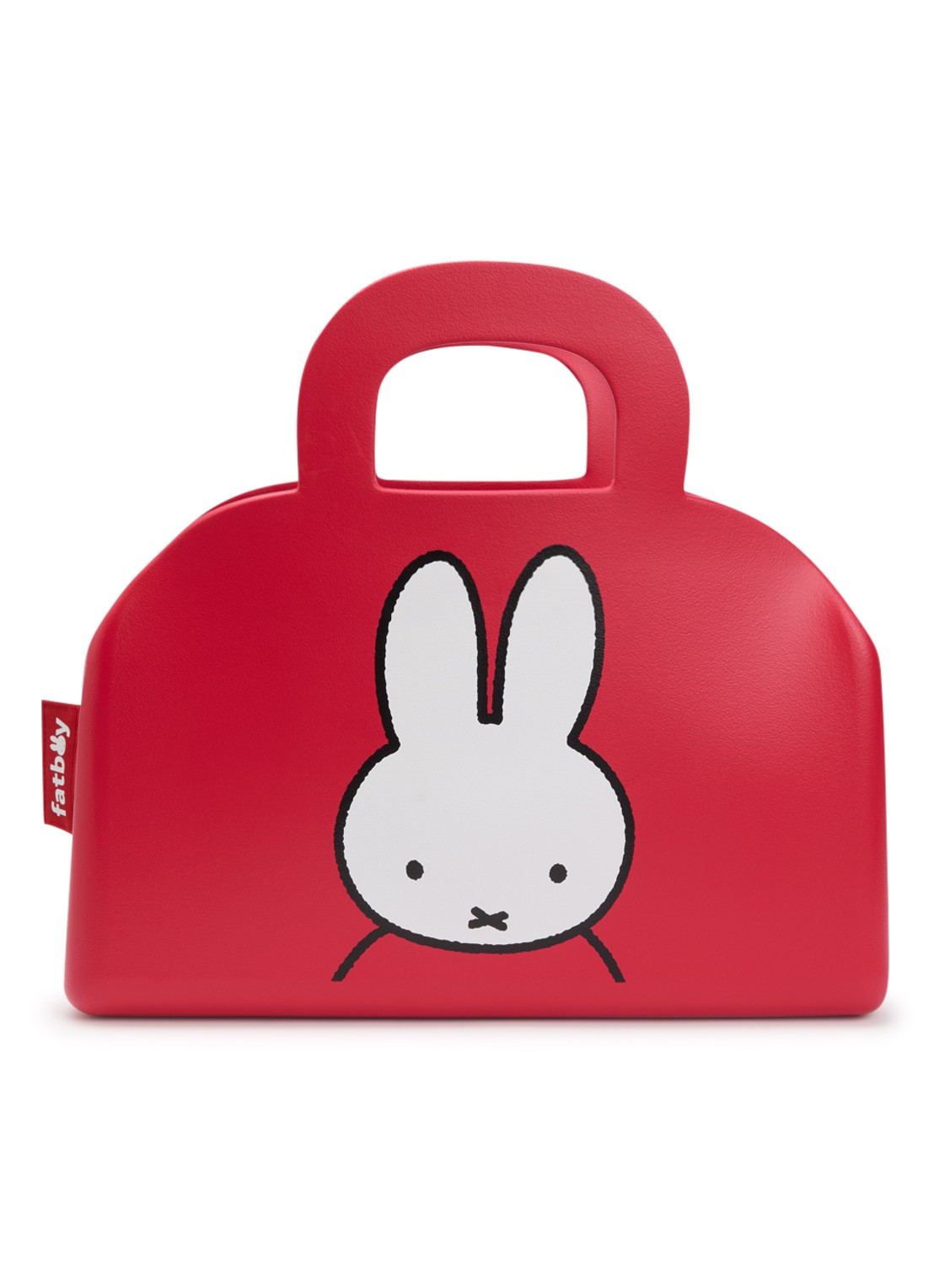 Fatboy Sjopper Kees x Nijntje shopper met logo en print - voorkant rood