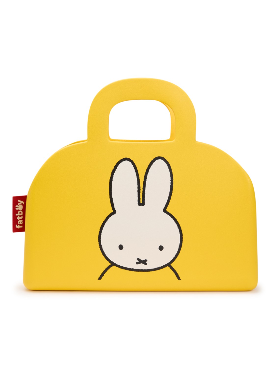 Fatboy Sjopper Kees x Nijntje shopper met logo en print - voorkant geel