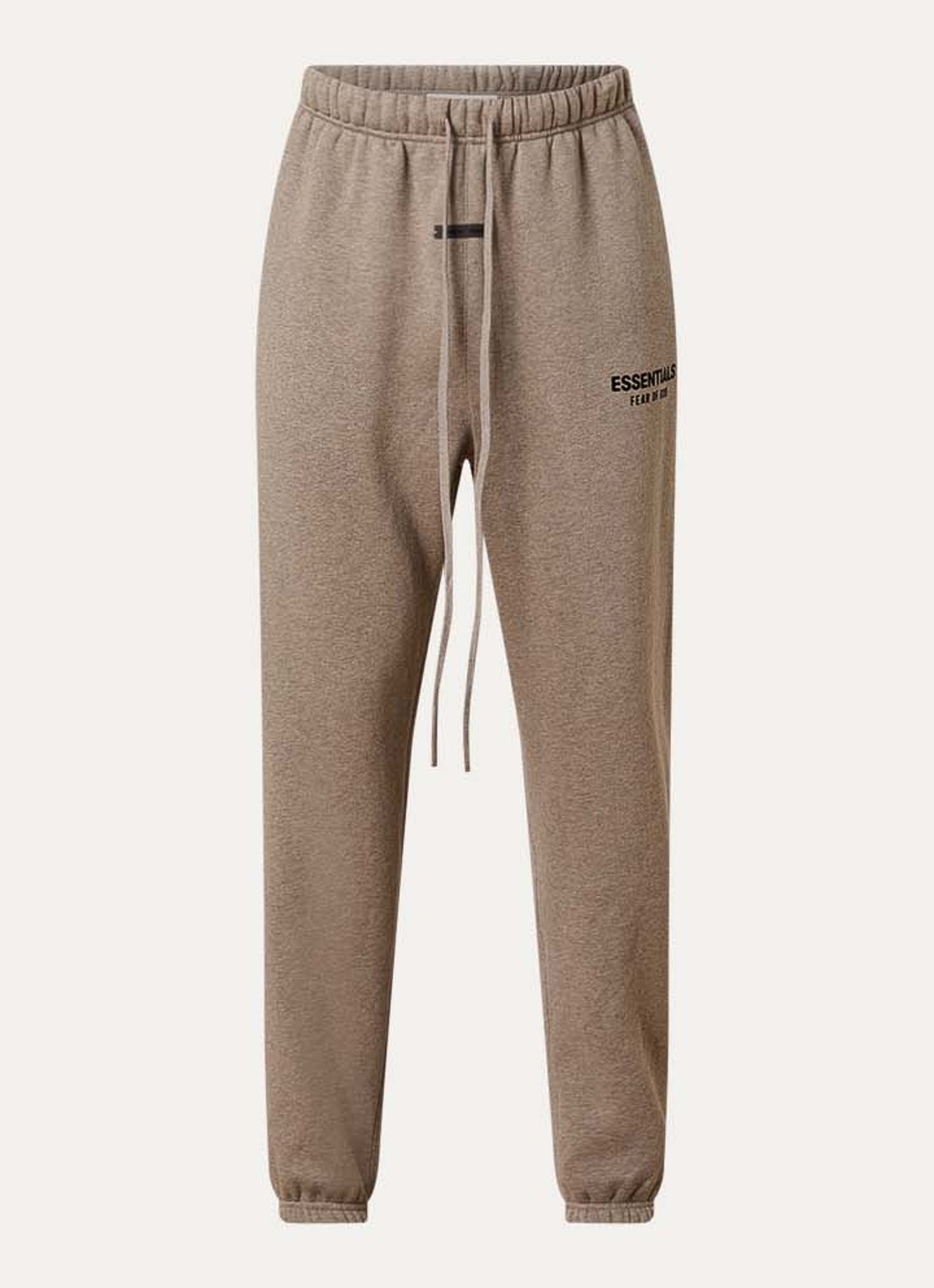 Fear of God Essentials AS25 loose fit joggingbroek met logo - voorkant 5 beige