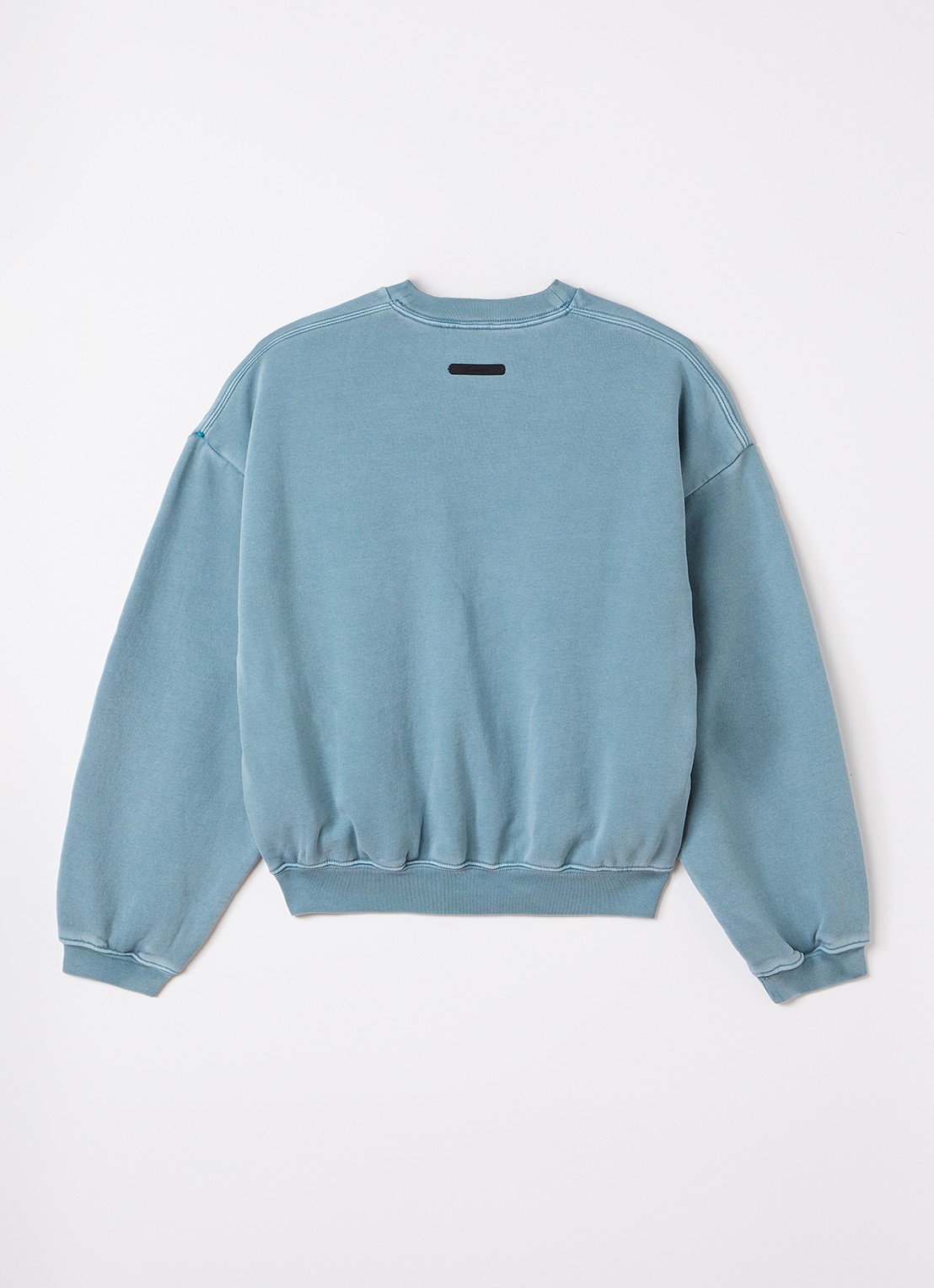 Fear of God Essentials Campus sweater met logoprint - voorkant 2 petrol