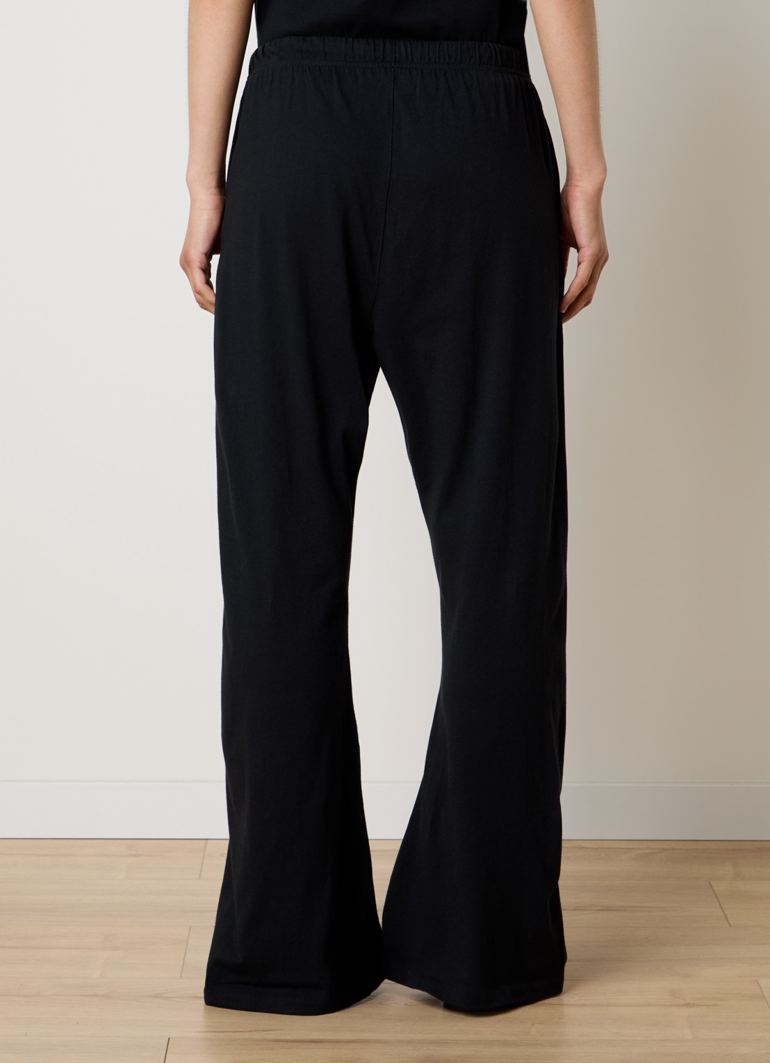 Fear of God Essentials High waist flared fit broek met steekzakken - achterkant 5 zwart