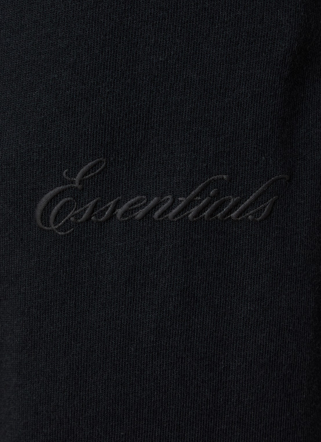 Fear of God Essentials High waist flared fit broek met steekzakken - detail 4 zwart