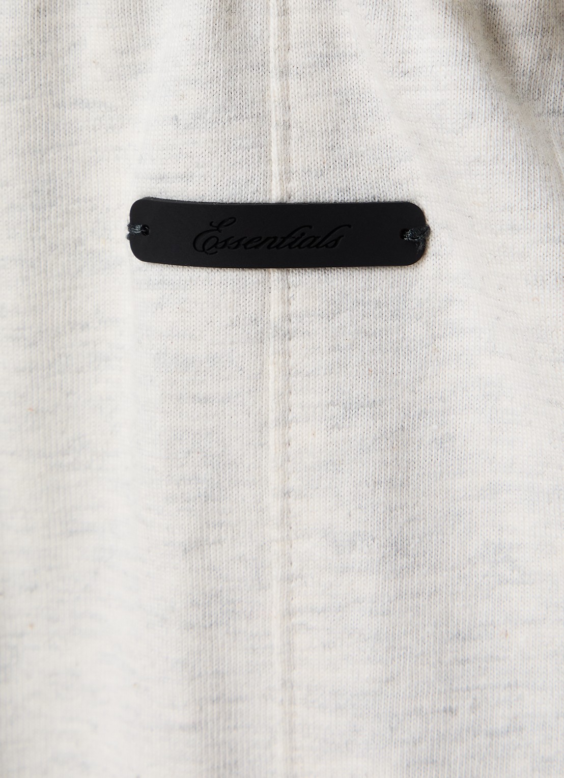 Fear of God Essentials High waist flared fit broek met steekzakken - detail 3 lichtgrijs