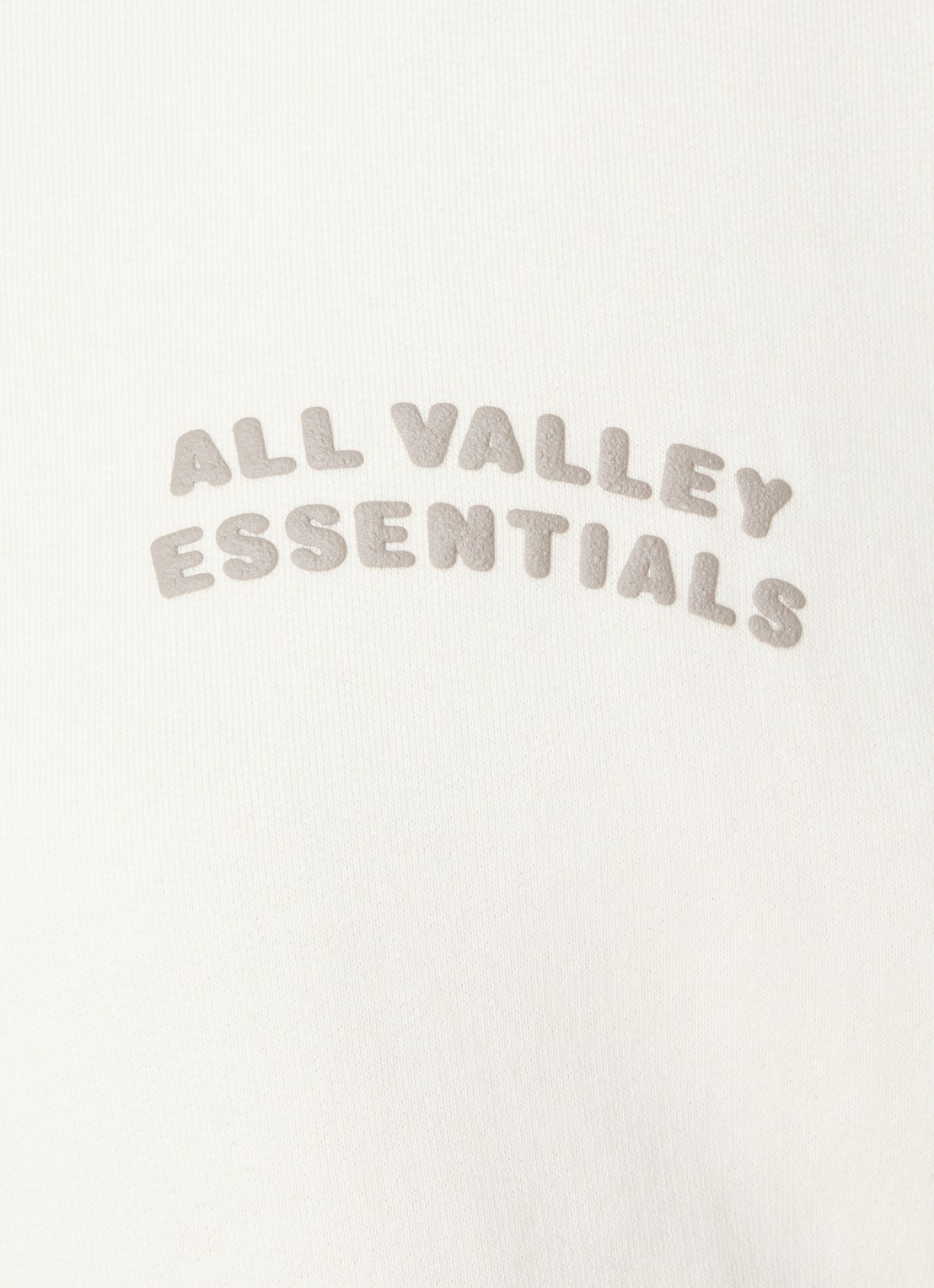 Fear of God Essentials Hoodie met front- en backprint - detail 6 creme