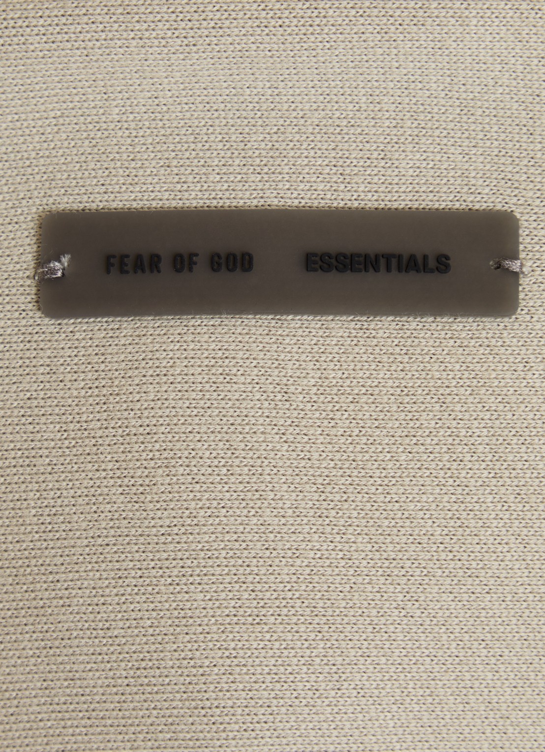Fear of God Essentials Hoodie met gemêleerd dessin - detail 6 zand