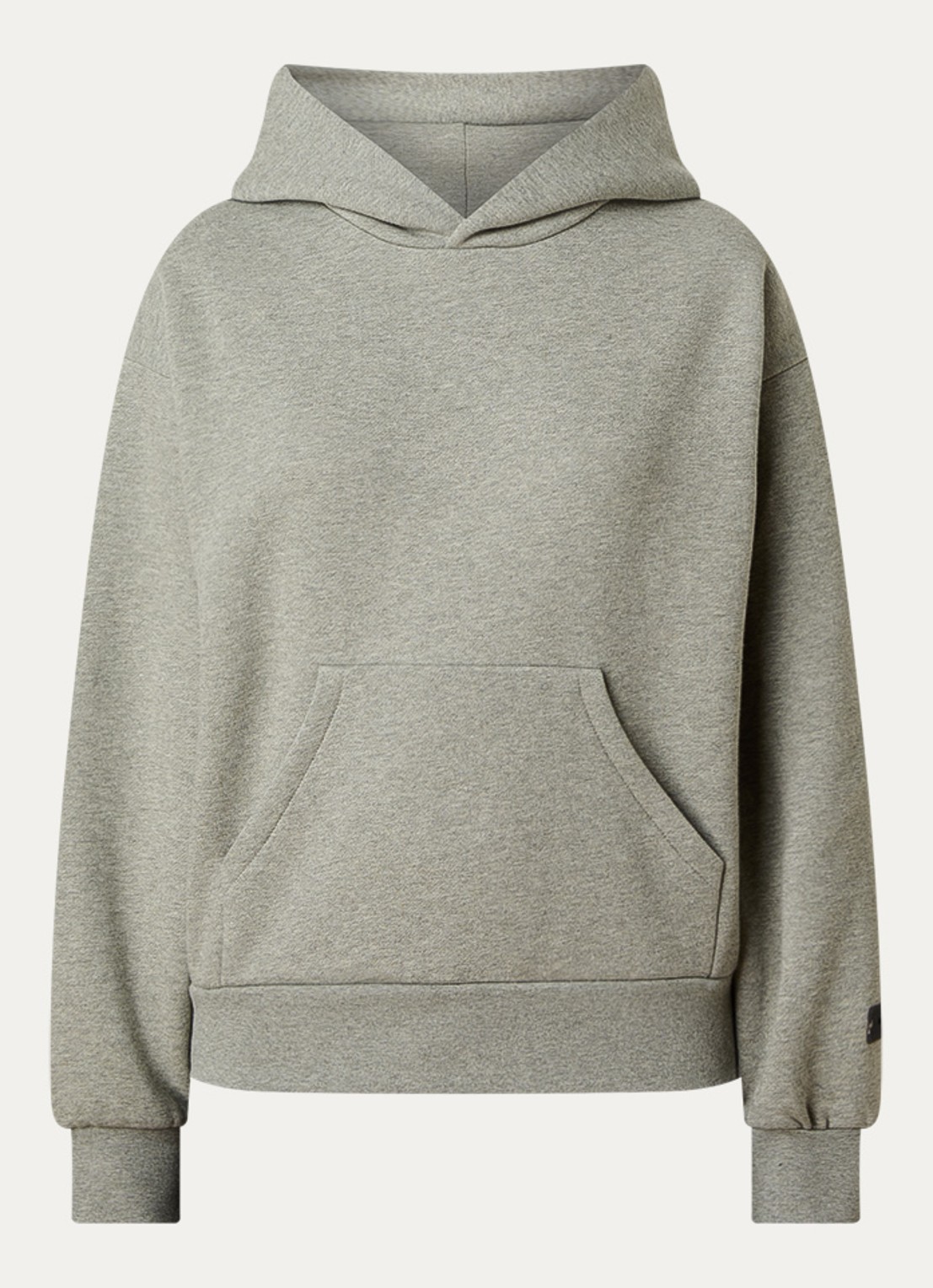 Fear of God Essentials Hoodie met gemêleerd dessin - voorkant 2 grijs