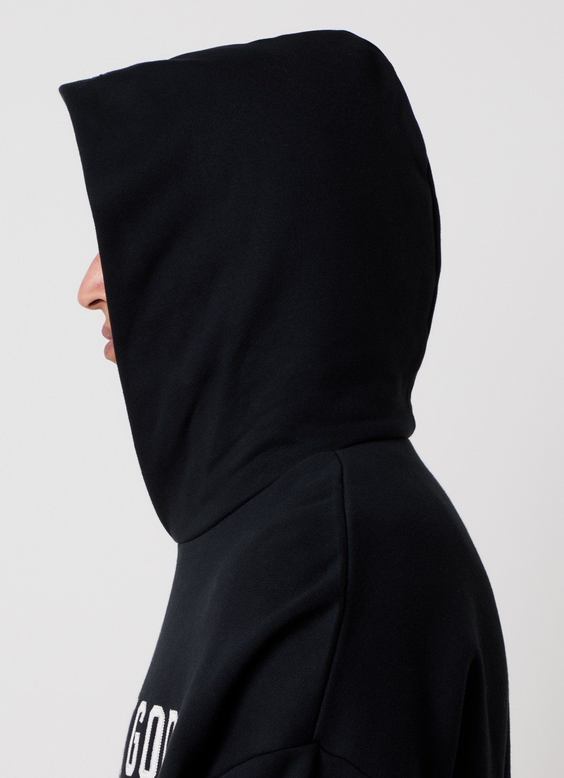 Fear of God Essentials Hoodie met logoborduring - detail 5 zwart