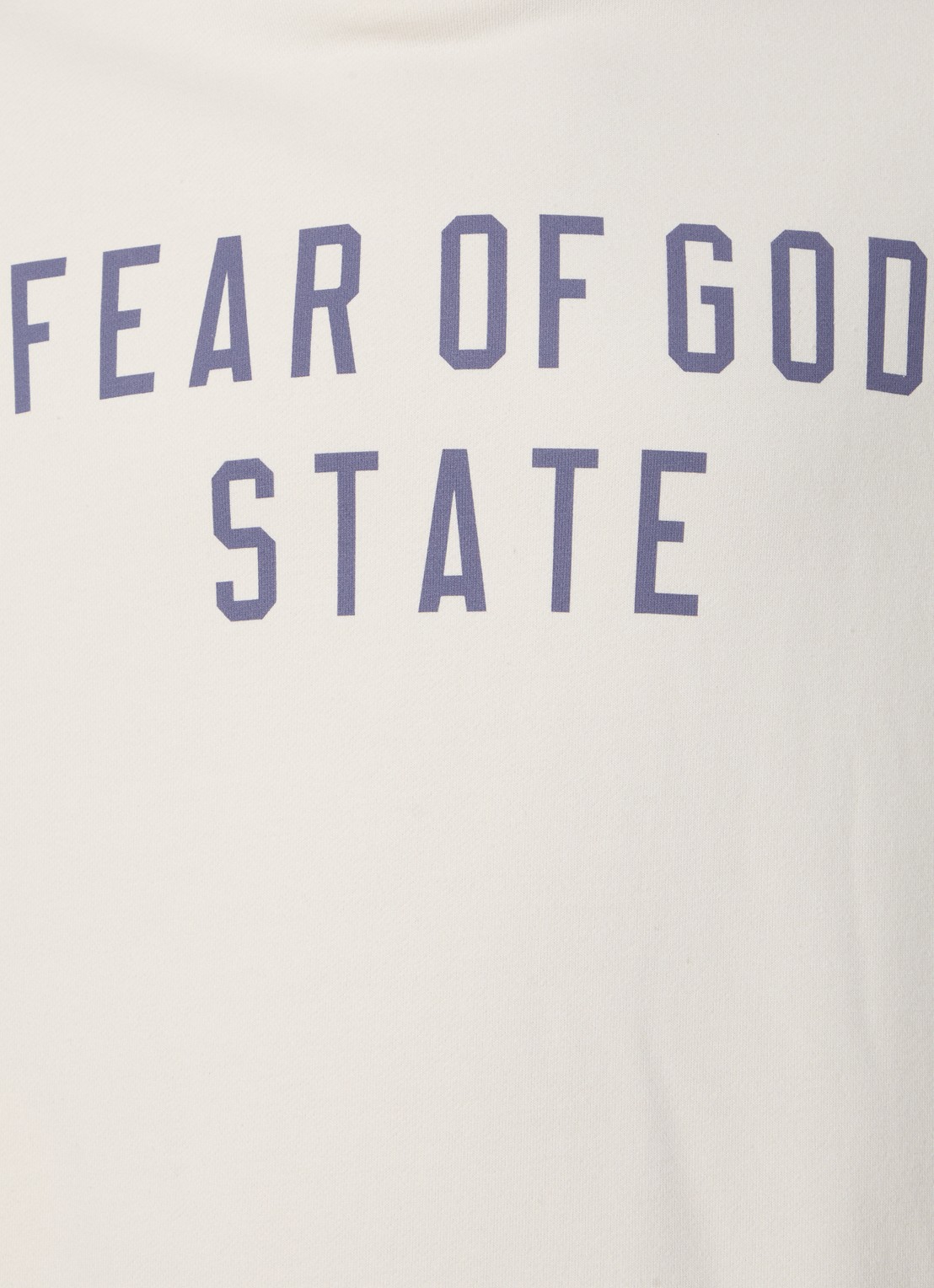 Fear of God Essentials Hoodie met logoprint - detail 4 creme