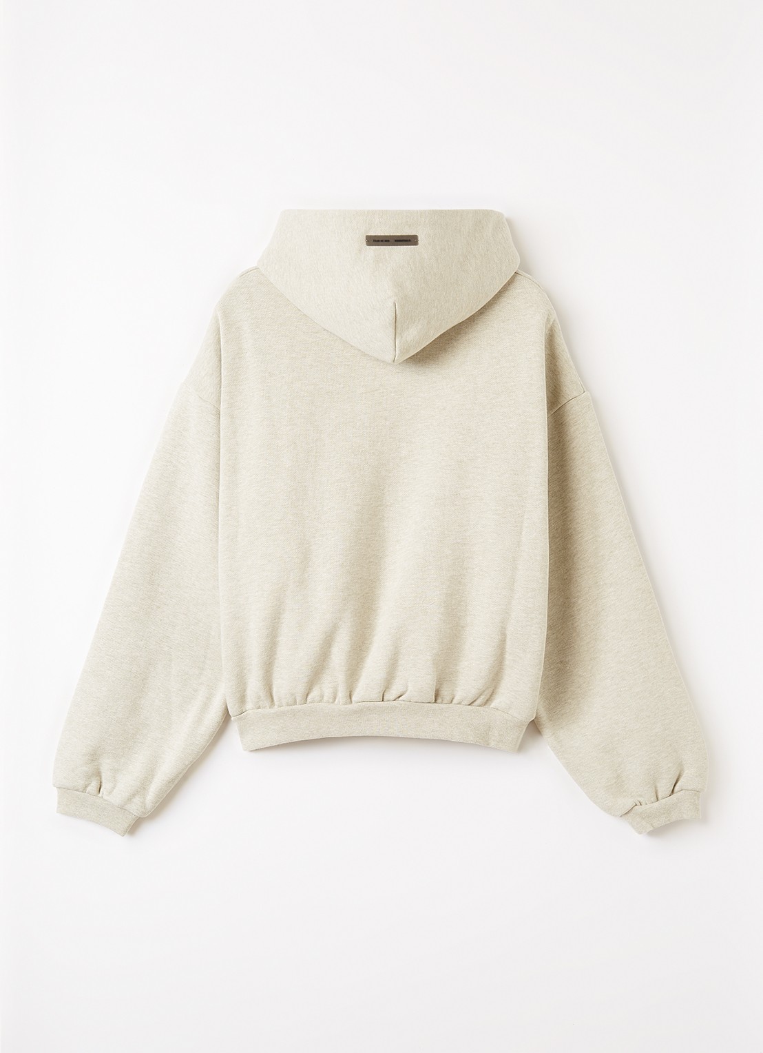 Fear of God Essentials Hoodie met logoprint - voorkant 2 lindegroen